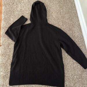 Athleta Brown Cashmere blend Hooded Sweater